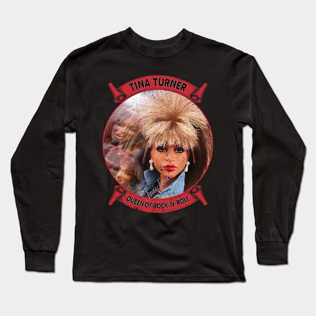 Tina Turner - American Swiss Singer Long Sleeve T-Shirt by Global Creation